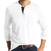 Men's Casual Long Sleeve Crew Neck Basic T-Shirt 05246610M sold by Manly