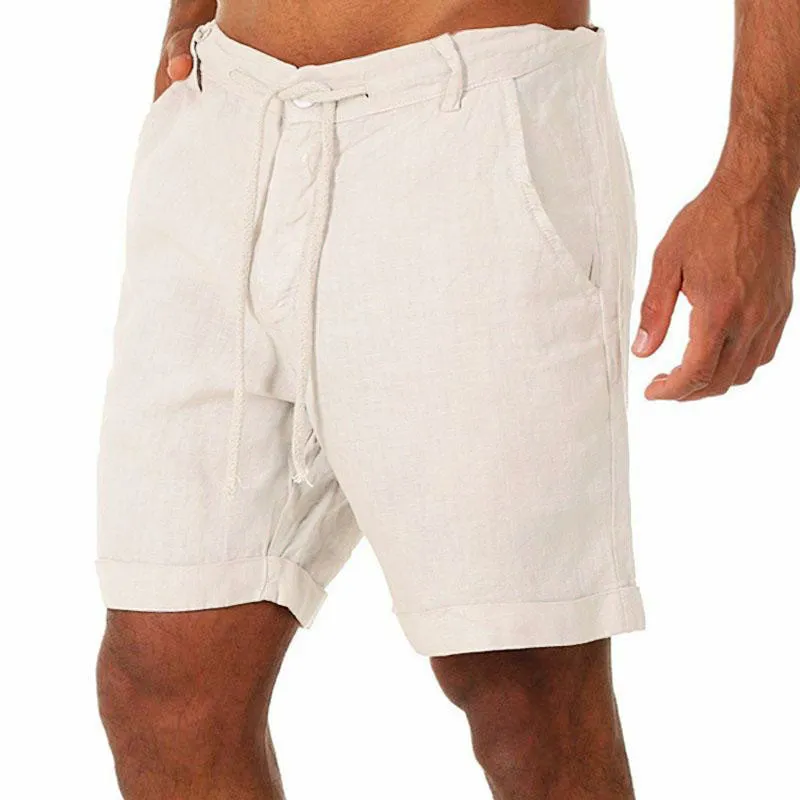 Men's Casual Summer Lace-Up Shorts 92649039M sold by Manly