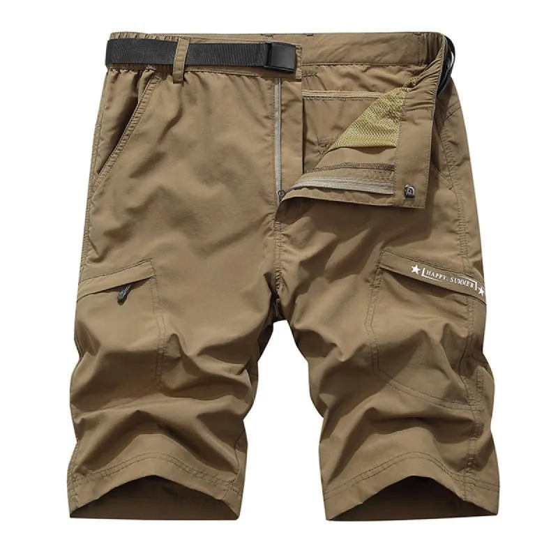 Men's Casual Outdoor Quick-drying Slim Fit Cargo Shorts 08256245M sold by Manly