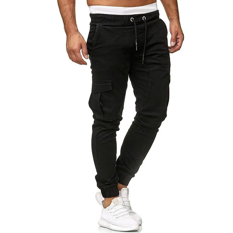 Men's Multi-Pocket Drawstring Belt Pants 74865786X sold by Manly product image thumbnail 2