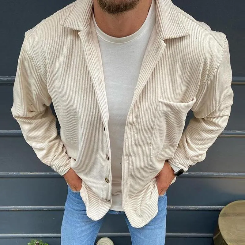 Men's Casual Vintage Striped Pocket Shirt 91608561TO sold by Manly product image thumbnail 2