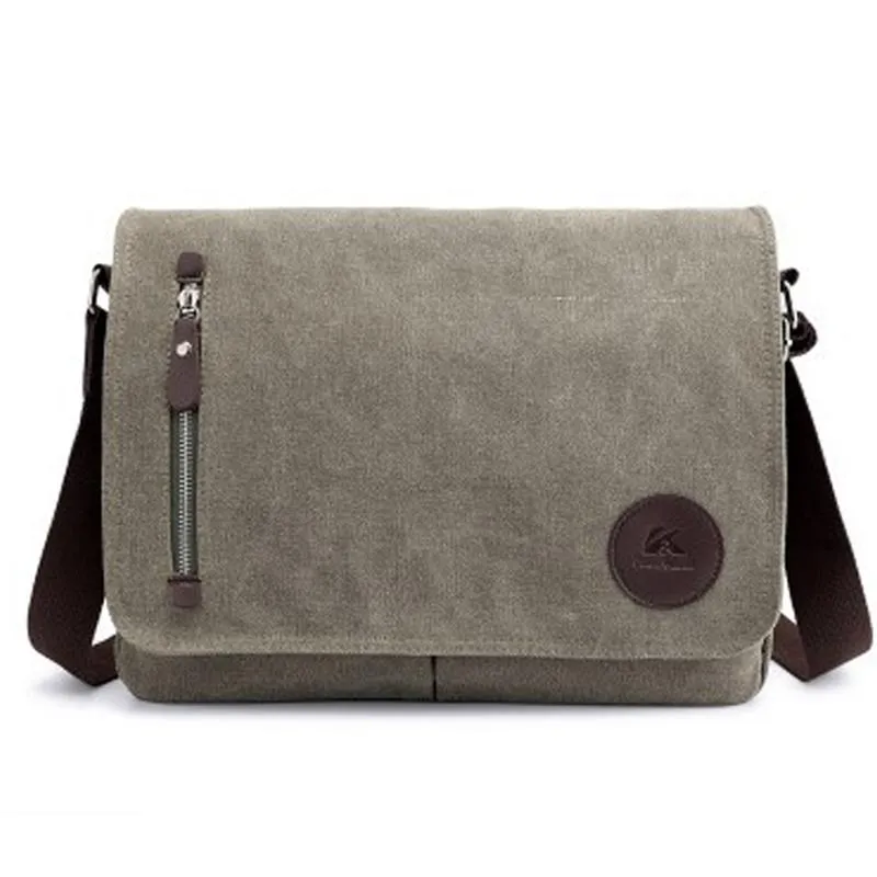 Men's Shoulder Canvas Briefcase 49537202Q sold by Manly product image thumbnail 2