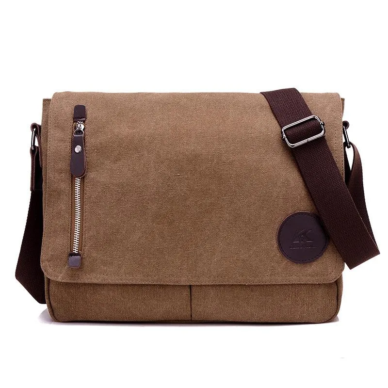 Men's Shoulder Canvas Briefcase 49537202Q sold by Manly