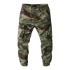 Men's Casual Multi-Pocket Loose Cotton Camouflage Cargo Pants 54985145M sold by Manly