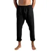 Men's Linen Pocket Patchwork Casual Trousers 13808236TO sold by Manly