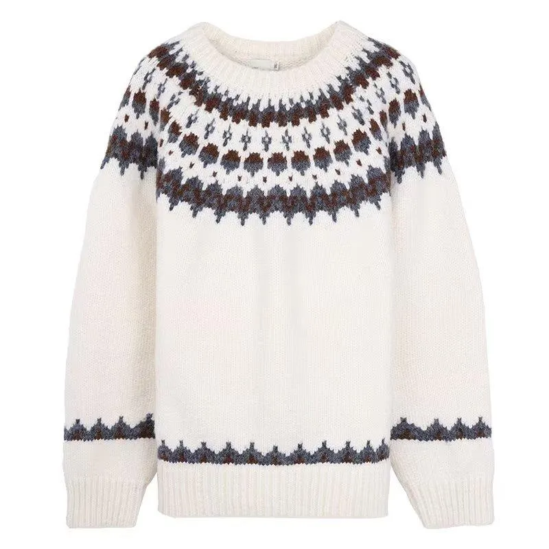 Men's Loose Vintage Pullover Crew Neck Sweater 64619798X sold by Manly product image thumbnail 4