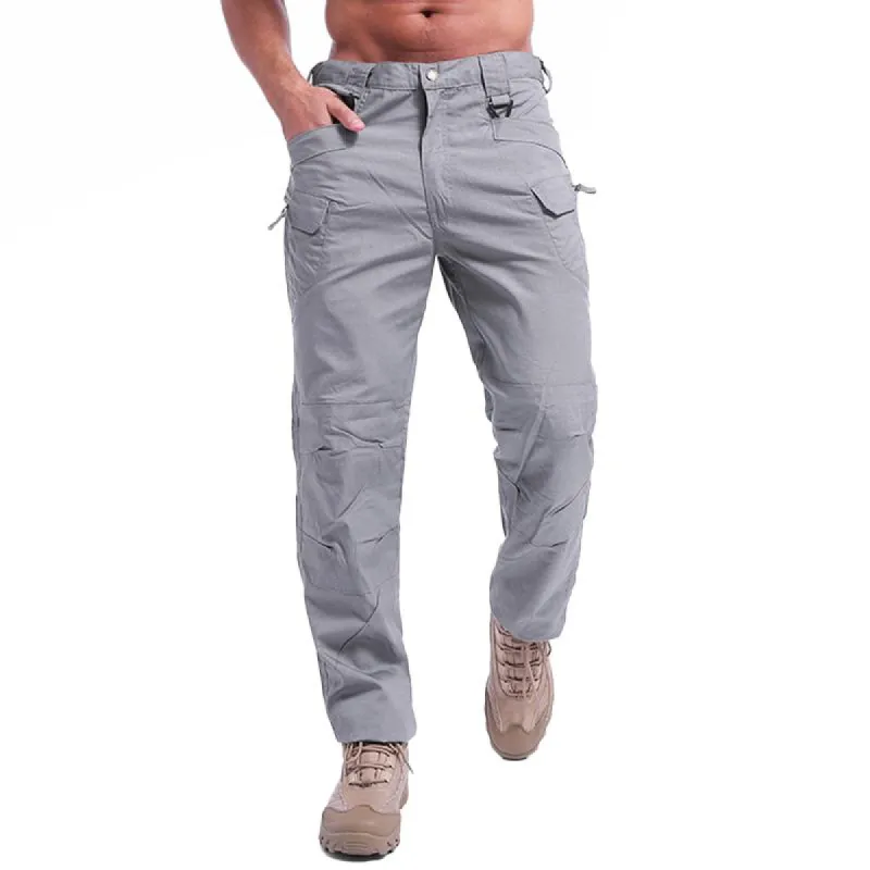 Men's Outdoor Multi-pocket Loose Cargo Pants 39446036Z sold by Manly
