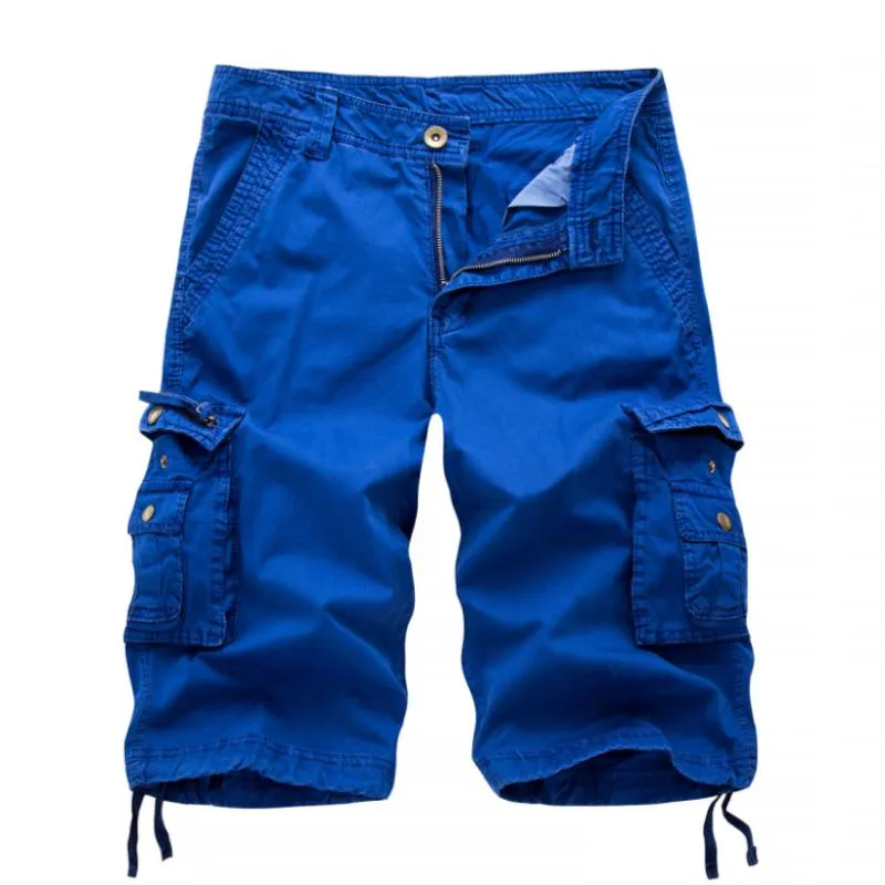 Men's Casual Outdoor Multi-pocket Loose Cargo Shorts 68142090M sold by Manly product image thumbnail 2