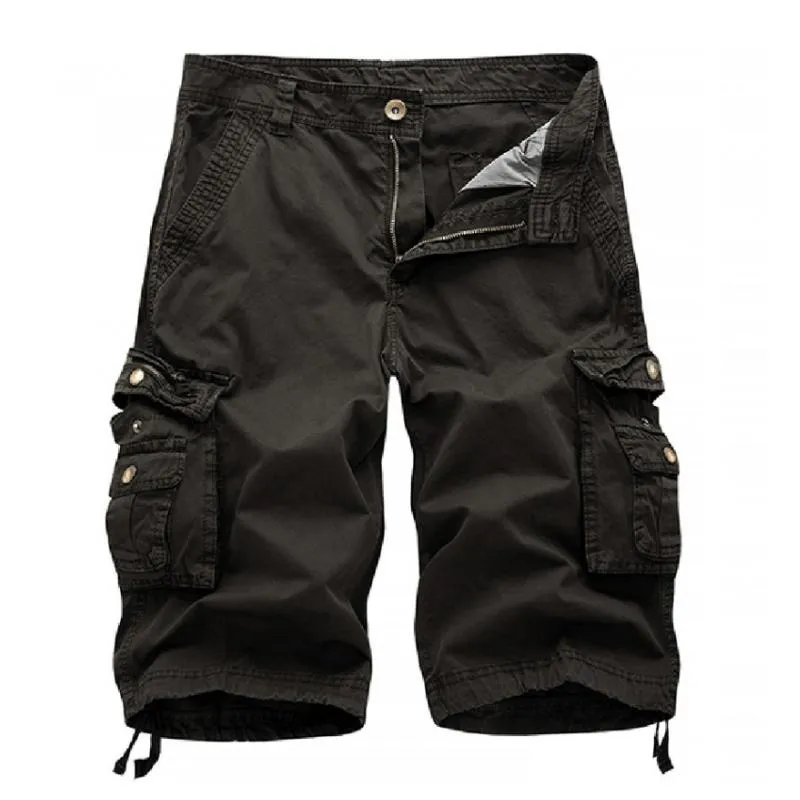 Men's Casual Outdoor Multi-pocket Loose Cargo Shorts 68142090M sold by Manly product image thumbnail 5