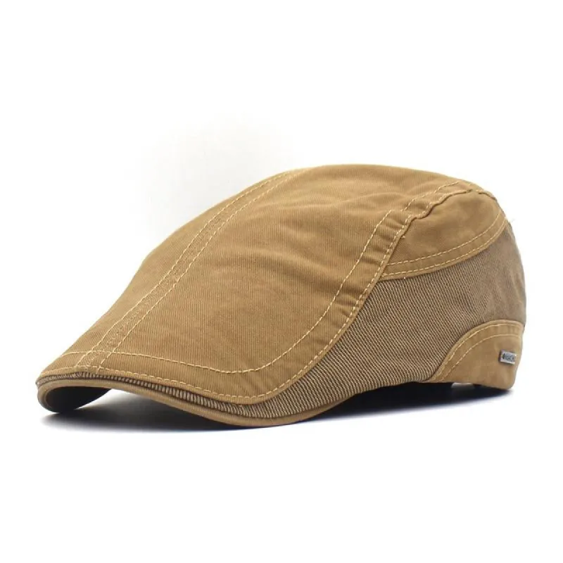 Men's Vintage Solid Color Stitching Hat 13520411Y sold by Manly