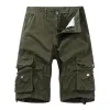Men's Casual Cotton Multi-Pocket Outdoor Cargo Shorts 63321274M sold by Manly