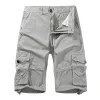 Men's Casual Cotton Multi-Pocket Outdoor Cargo Shorts 63321274M sold by Manly