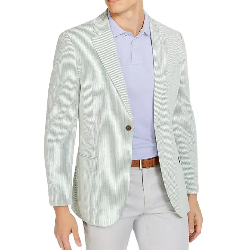 Men's Simple Striped Single Breasted Blazer 53576381X sold by Manly product image thumbnail 3