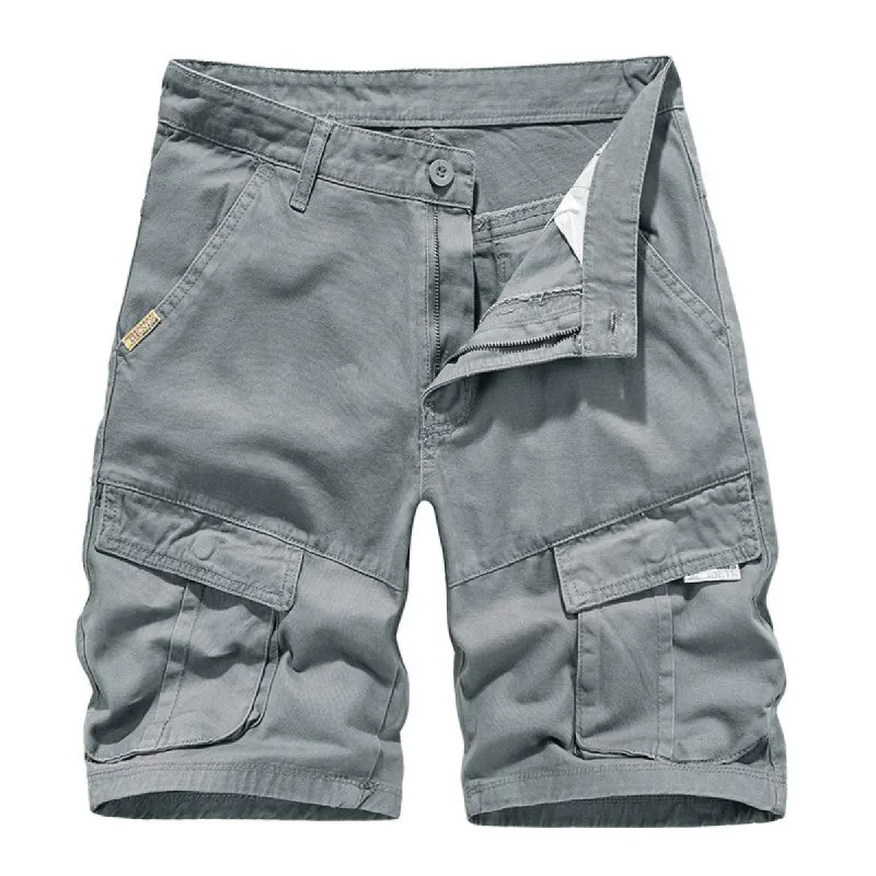 Men's Casual Cotton Washed Multi-Pocket Cargo Shorts 34663638M sold by Manly