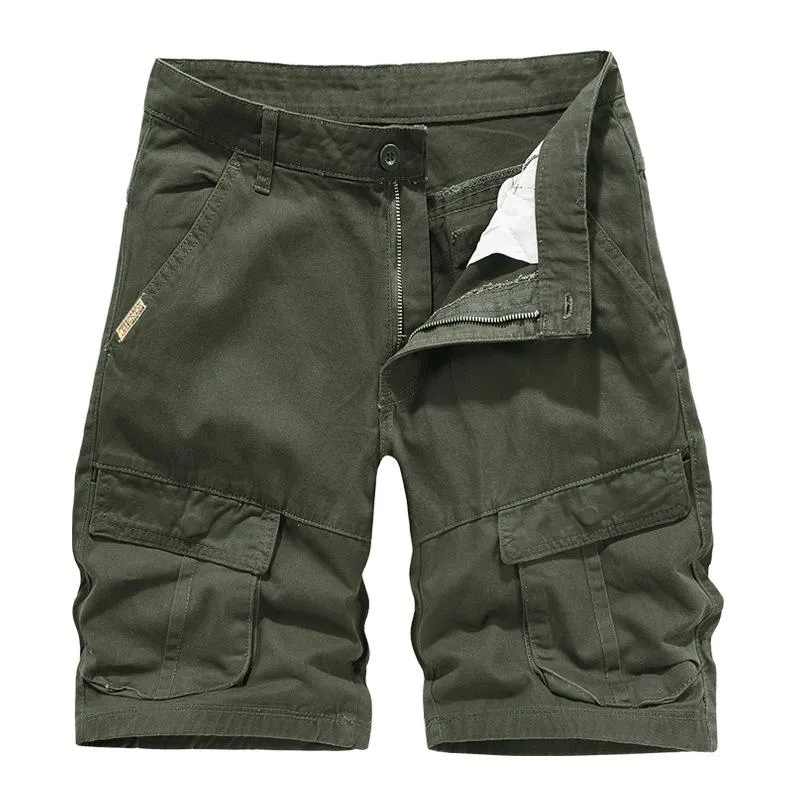 Men's Casual Cotton Washed Multi-Pocket Cargo Shorts 34663638M sold by Manly product image thumbnail 5