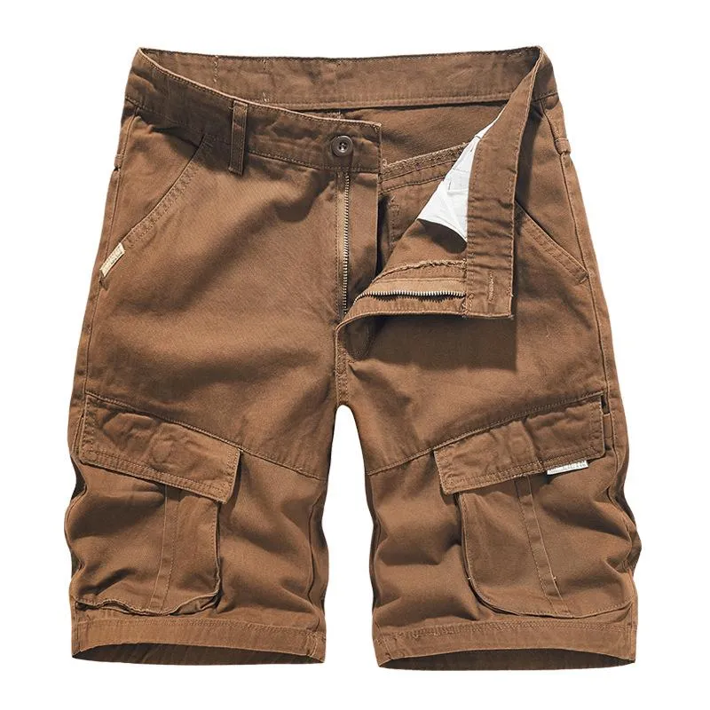 Men's Casual Cotton Washed Multi-Pocket Cargo Shorts 34663638M sold by Manly product image thumbnail 2