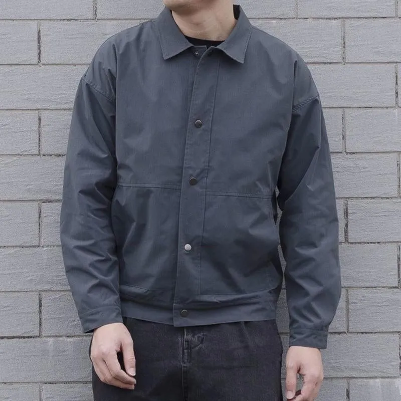 Men's Casual Thin Lapel Collar Solid Color Single Breasted Jacket 93007862M sold by Manly product image thumbnail 3