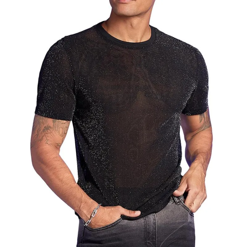 Men's Fashion Solid Round Neck Short Sleeve T-shirt 14518763Z sold by Manly