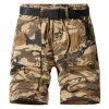 Men's Camouflage Loose Multi-Pocket Cargo Shorts (Belt Not Included) 99804184Y sold by Manly