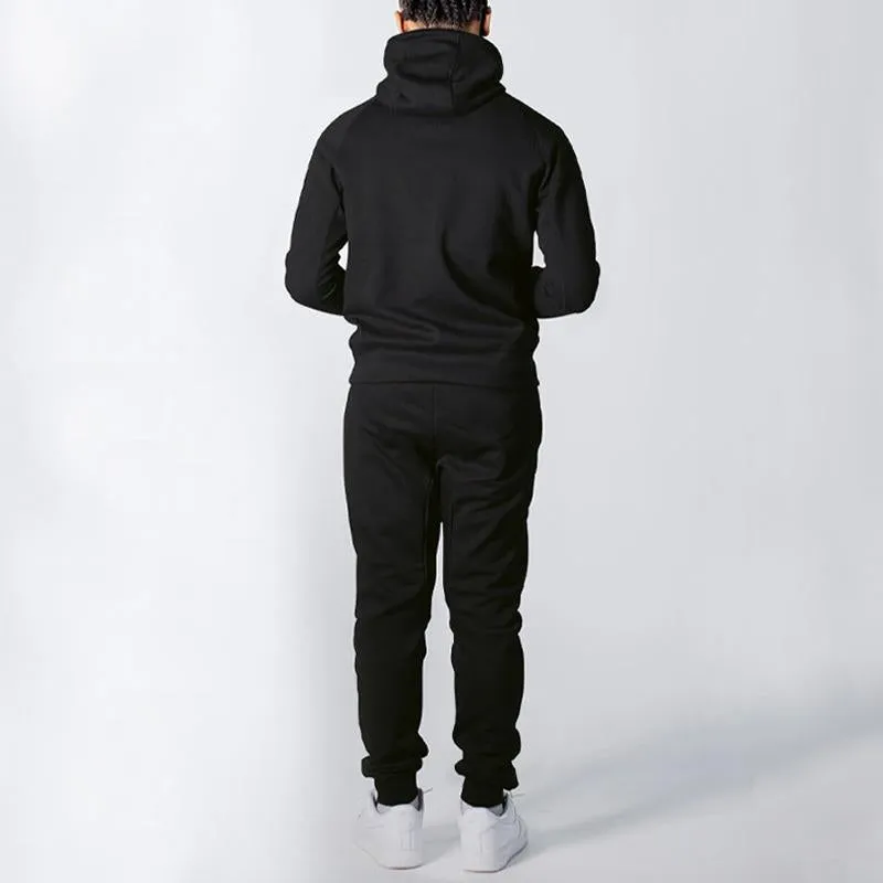 Men Casual Sports Solid Color Hooded Sweatshirts Pants Set 77866452Y sold by Manly product image thumbnail 5