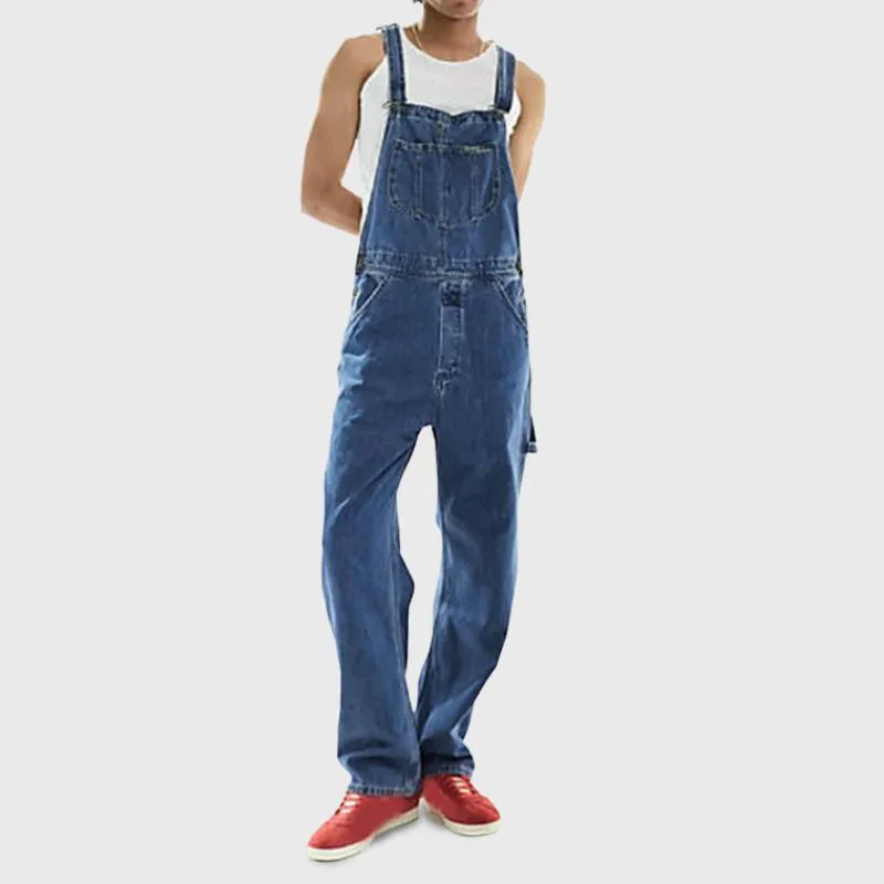 Men's Vintage Washed Distressed Denim Jumpsuit 74083333M sold by Manly product image thumbnail 2