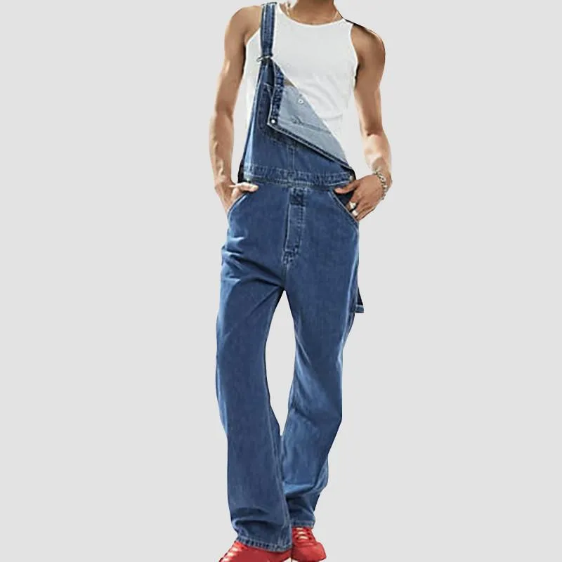 Men's Vintage Washed Distressed Denim Jumpsuit 74083333M sold by Manly product image thumbnail 3