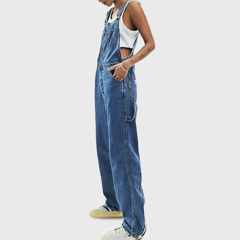 Men's Vintage Washed Distressed Denim Jumpsuit 74083333M sold by Manly product image thumbnail 4