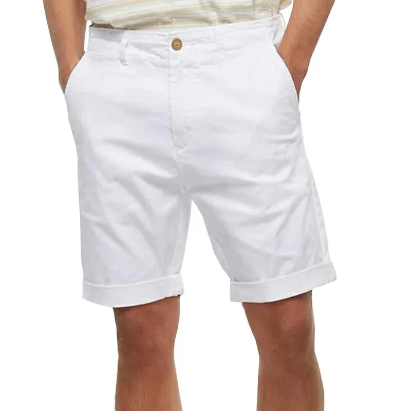 Men's Casual Loose Solid Color Cotton Linen Breathable Shorts 22894554M sold by Manly