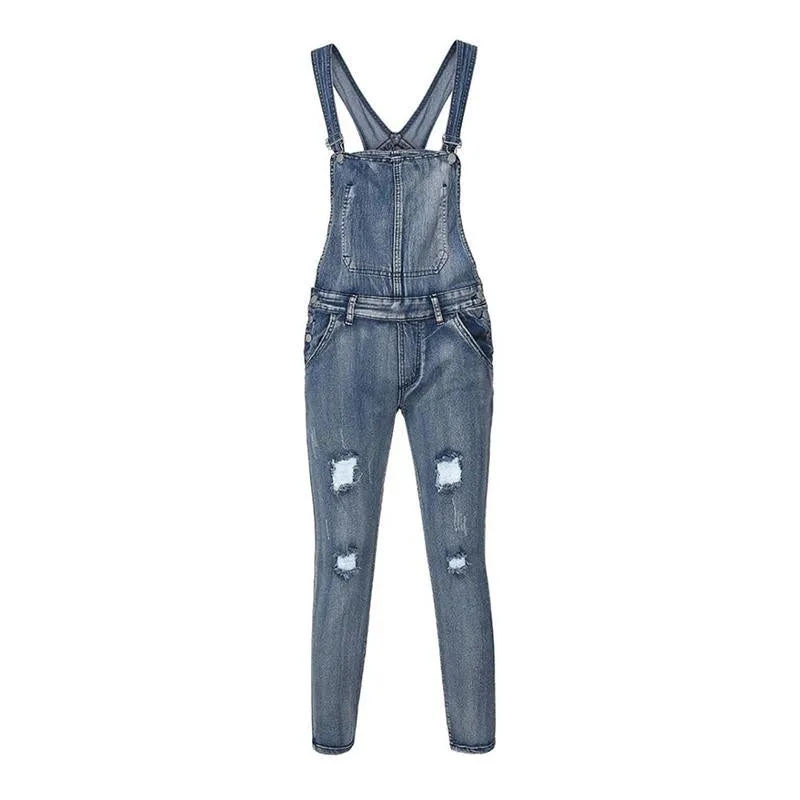 Men's Vintage Ripped Denim Overalls 02267490M sold by Manly product image thumbnail 3
