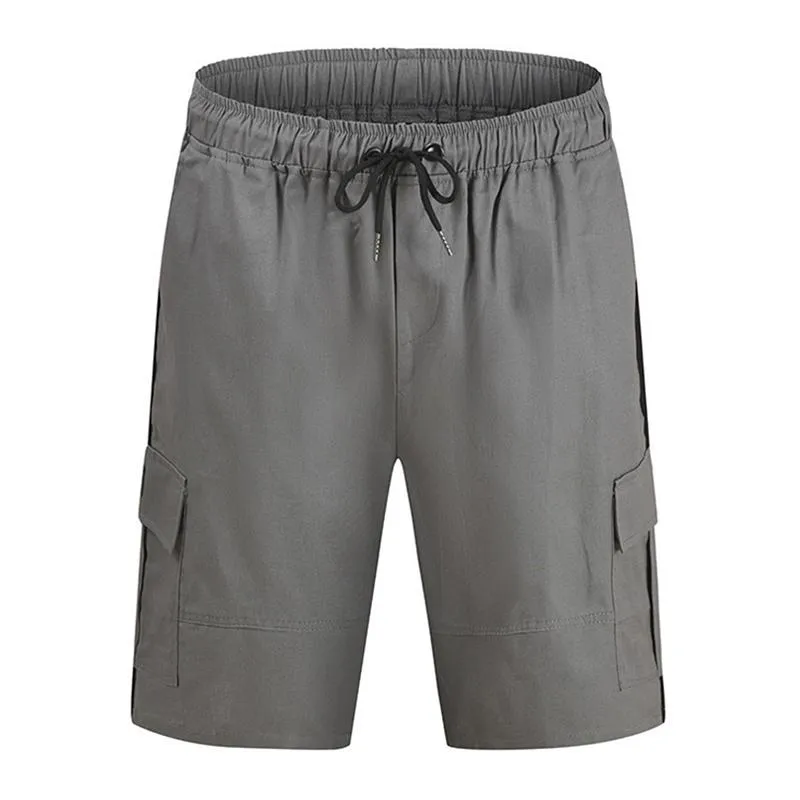 Men's Colorblock Drawstring Elastic Waist Straight Casual Shorts 76494343Z sold by Manly product image thumbnail 3