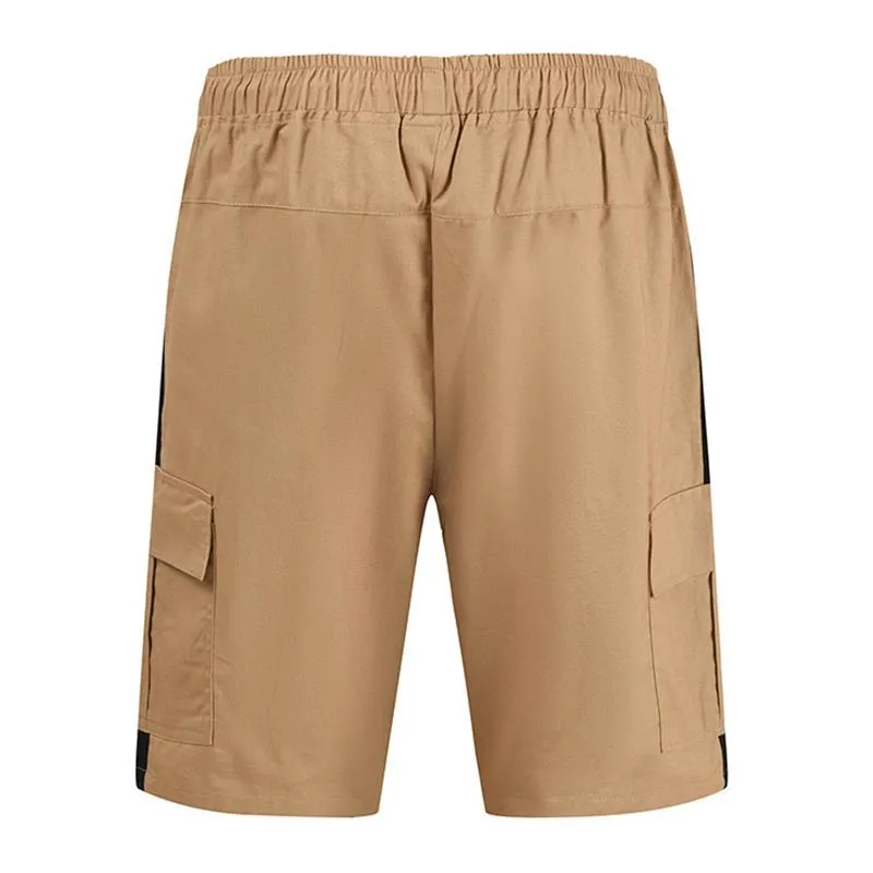 Men's Colorblock Drawstring Elastic Waist Straight Casual Shorts 76494343Z sold by Manly product image thumbnail 5