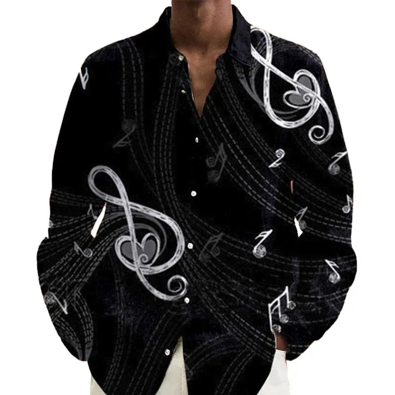 Men's Hawaiian Print Casual Long Sleeve Shirt 15702617X sold by Manly product image thumbnail 3