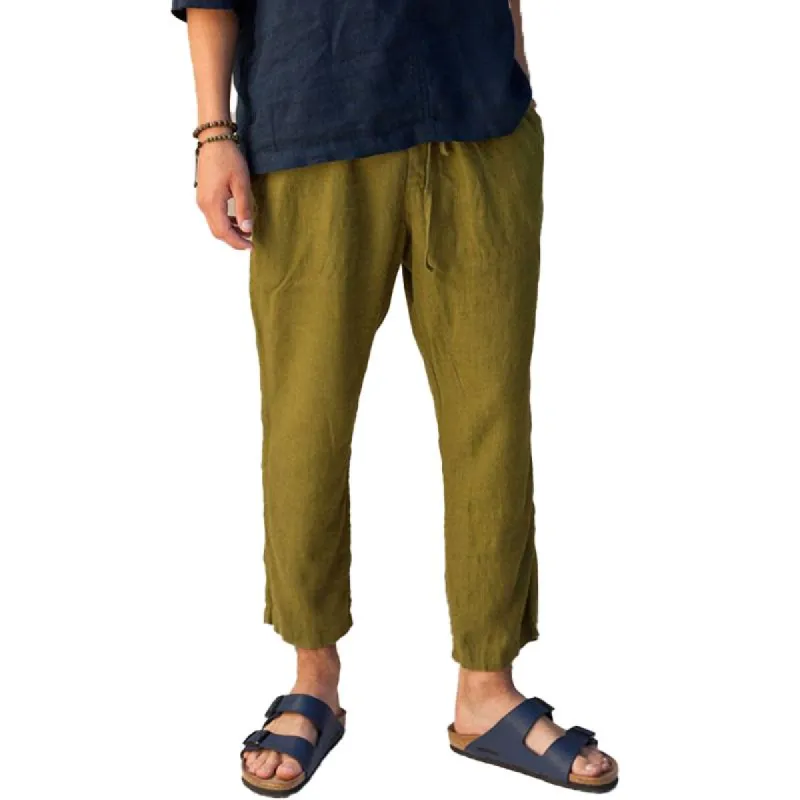 Men's Casual Solid Color Straight Trousers 15637295Y sold by Manly