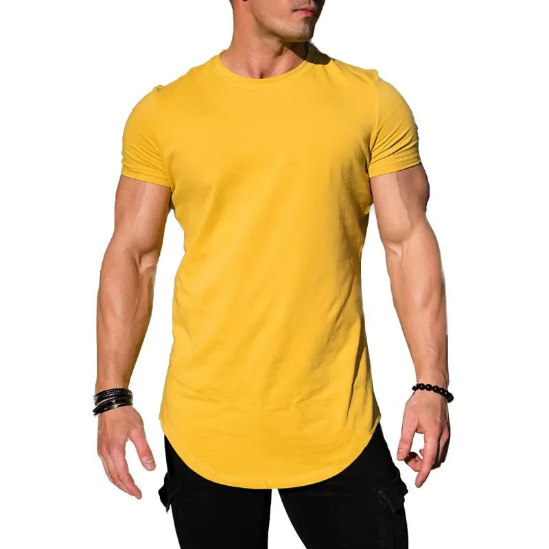 Men's Solid Color Loose Round Neck Short Sleeve T-Shirt 45316034X sold by Manly product image thumbnail 3
