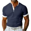 Men's Casual Waffle Henley Neck Slim Fit Short Sleeve T-Shirt 99719874M sold by Manly
