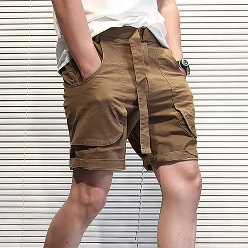 Men's Belted Multi-Pocket Cargo Shorts 02215494Y sold by Manly product image thumbnail 4