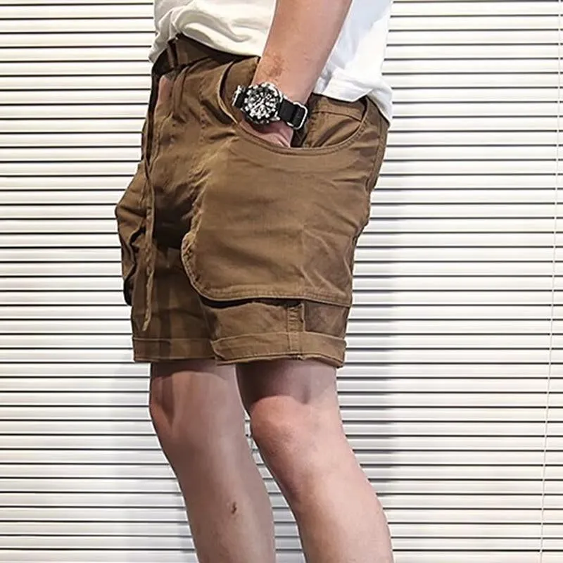 Men's Belted Multi-Pocket Cargo Shorts 02215494Y sold by Manly product image thumbnail 5