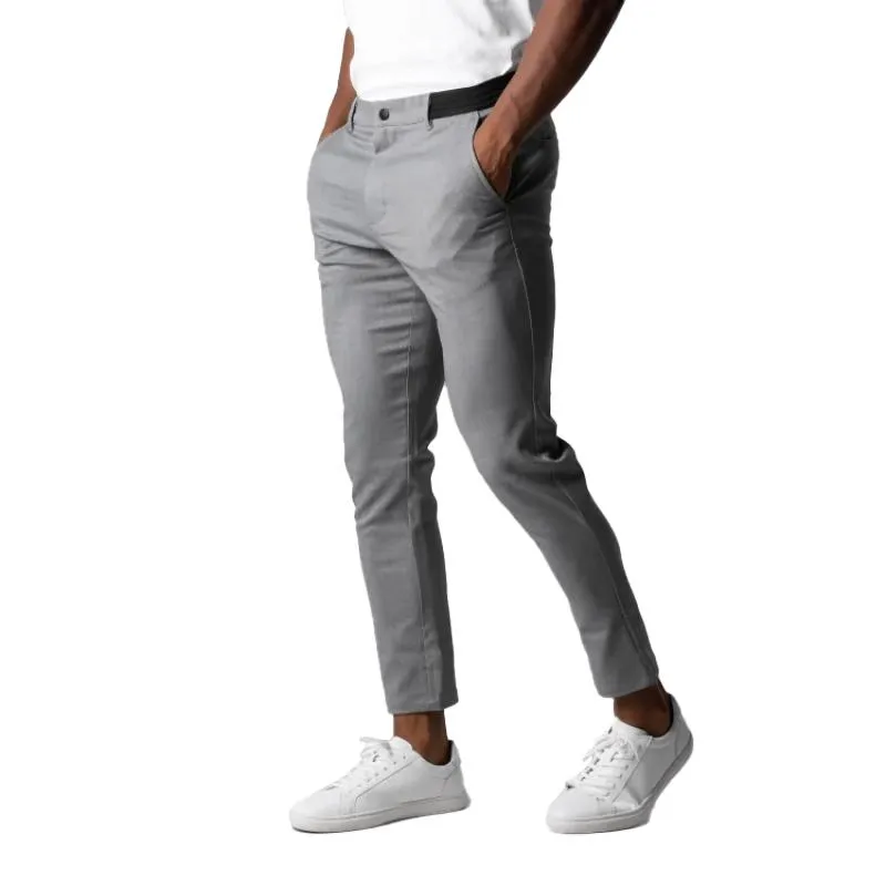 Men's Solid Slim Breathable Casual Pants 67784932Z sold by Manly