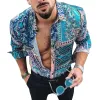 Men's Casual Vintage Long Sleeve Shirt 06295756TO sold by Manly