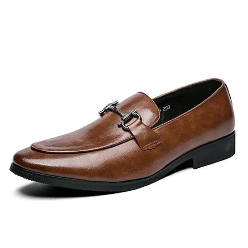 MEN'S SLIP-ON LEATHER SHOES 14935681 sold by Manly