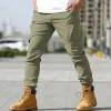 Men's Casual Multi-Pocket Cargo Pants 64232248Y sold by Manly