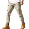 Men's Casual Multi-Pocket Cargo Pants 64232248Y sold by Manly