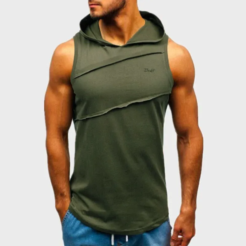 Men's Casual Hooded Tank Top 28053241M sold by Manly product image thumbnail 5