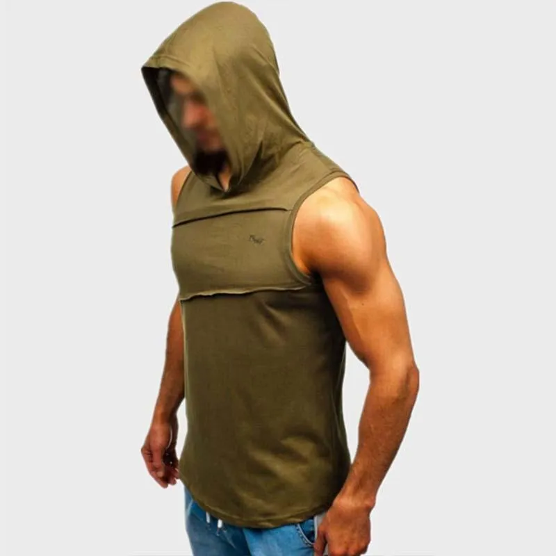 Men's Casual Hooded Tank Top 28053241M sold by Manly product image thumbnail 4