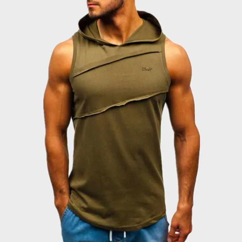 Men's Casual Hooded Tank Top 28053241M sold by Manly product image thumbnail 2