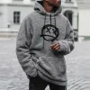 Men's Loose Printed Pullover Hoodie 37425356X sold by Manly