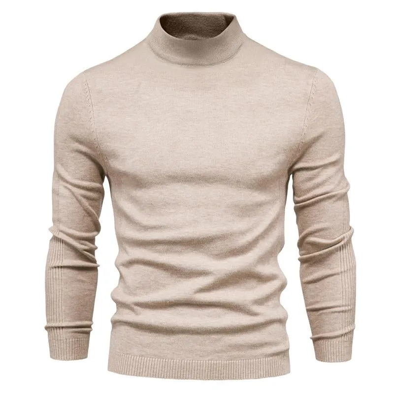Men's Solid Color Turtleneck Pullover Knit Sweater 47281568X sold by Manly product image thumbnail 2
