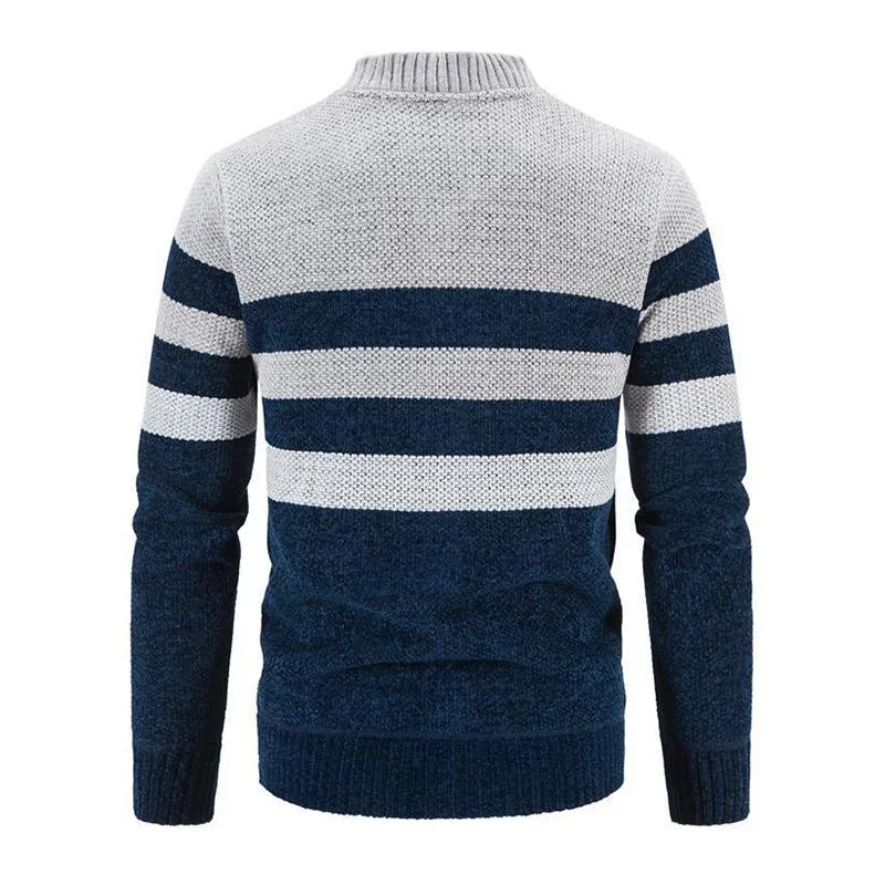 Men's Casual Contrast Stripe Knit Cardigan 29415659M sold by Manly product image thumbnail 3