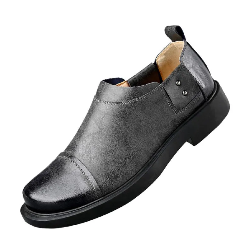 Men's Vintage Polished Cowhide Leather Slip-On Shoes 89904107M sold by Manly