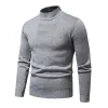 Men's Casual Solid Color Turtleneck Slim Fit Knitted Pullover Sweater 03936776M sold by Manly